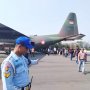 Pesawat Hercules Pembawa 92 Pengungsi Wamena Mendarat di Malang