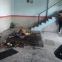 Ngeri, Suami Tega Bakar Istri di Depan Mertua