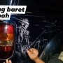 Dibikin Baret Pakai Cutter, Tampang Mobil Ini Malah Makin Artistik