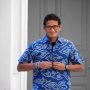 Gaya Superman Beraksi, Cara Sandiaga Umumkan Kembali ke Gerindra
