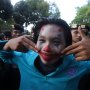 Joker Pimpin Aksi Demo BEM SI di Patung Kuda