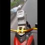 Kreatif, Pemotor di Probolinggo Gunakan Benda Ini Sebagai Speedometer