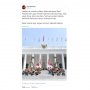 Unggahan Foto Kabinet Baru, Gaya Duduk Jokowi Bikin Warganet Salah Fokus