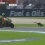 Detik-Detik Andrea Iannone Nyaris Tabrak Kanguru di Sirkuit, Untung Meleset