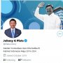 Jadi Menkominfo, Johnny Plate Baru Punya Akun Twitter