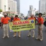 Dijaga Satpol PP, Bundaran HI Kini Bebas PKL Selama CFD