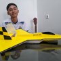 Mantul! Remaja Boyolali Ciptakan Pesawat Aeromodeling dari Barang Bekas