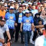 Pakai Kaus dan Sepatu Kets, Ma'ruf Amin Ikuti Jalan Santai di CFD