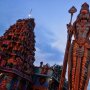 Potret Megah Kuil Shri Raja Rajeshwari, Mirip Batu Caves di Malaysia