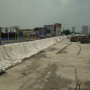 Cegah Air Terjun Tol Becakayu Berulang, Pengembang Pasang Karpet Geomembran