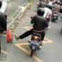Tendangi Traffic Cones di Area RSUP Dr Sardjito, Pemotor Ini Viral