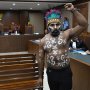Protes di Sidang, Tulisan Monkey di Dada Tapol Papua