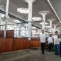 Presiden Jokowi Tinjau Proyek Revitalisasi Pasar Johar