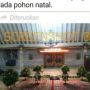 CEK FAKTA: Ada Pohon Natal di Masjid Gedhe Kauman Yogyakarta, Benarkah?