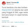 Ahok Berduka Banjir Jakarta Makan Korban, Warganet: Maaf Kami Menyesal Pak