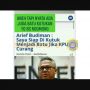 CEK FAKTA: Benarkah Arief Budiman Siap Dikutuk Jadi Batu Jika KPU Curang?