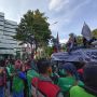 Tak Sampai Ribuan, Demo Ojol di Kemenhub Hanya Ratusan Orang