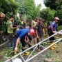 Pohon Tumbang di Menteng, Tiang Rambu Lalu Lintas Roboh