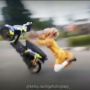 Ukhti Santuy Wheelie Pakai Honda BeAT, Nyungsep Seperti Kodok di Jalan