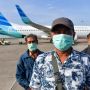 Antisipasi Virus Corona, Penumpang Pesawat Pakai Masker di Natuna