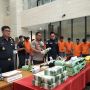 Polisi Bekuk 11 Tersangka Penyelundupan 59 Kg Sabu Jaringan Malaysia