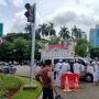 Jelang Aksi 212 Berantas Mega Korupsi, Massa Datangi Kawasan Patung Kuda