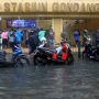 Stasiun Gondangdia Terendam Banjir