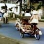 Potret Jakarta 1955 Silam, Kala Becak dan Dokar Merajai Jalanan