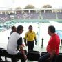 Beri Semangat, Menpora Saksikan Tim Davis Indonesia Lawan Kenya