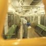 Antisipasi Penyebaran Corona, KRL Disemprotkan Cairan Disinfektan