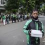 Pembagian Makanan Gratis Untuk Driver Ojol