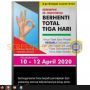 CEK FAKTA: Benarkah Pemerintah Imbau Berhenti Total 3 Hari Cegah Corona?