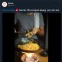 Kelamaan di Rumah, Pria Ini Cosplay Jadi Tukang Nasi Goreng Keliling