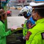 Pengendara Tak Bermasker saat PSBB Bogor Dicegat Polisi, Nama Dicatat!