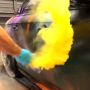 Ditabur Bubuk Bak Colour Run, Mobil Sedan Ini Jadi Berwarna Keren