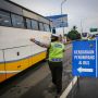 Penyekatan Kendaraan di Tol Bitung Tanggerang