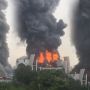 Detik-detik  Gereja Basilea Christ Cathedral Serpong Terbakar