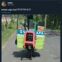 Bukan Typo, Tulisan Gerobak Penjual Es Keliling Ini Bikin Warganet Bingung
