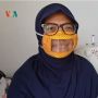 Perempuan Difabel Asal Yogya Ciptakan Masker Transparan Bagi Tuna Rungu
