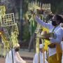 Umat Hindu Gelar Ritual Caru Antha Septa agar Wabah Corona Berakhir