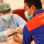Buruh Ikut Rapid Test Corona  Gratis di Kemnaker