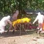 WNA Tewas Terjatuh dari Lantai 2 di Bali, Petugas Evakuasi dengan APD