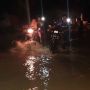 Cilegon Masih Banjir Besar Malam Ini, Kendaraan Banyak yang Mogok