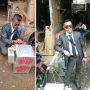 Bak Sultan, Pedagang Bakso Keliling Ini Pakai Jas Pikul Dagangan!