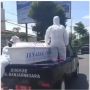 Unik! Relawan Pakai Pocong dan Peti Mati Ingatkan Warga Tak Keluar Rumah