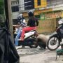 Foto Pemotor Tambah Angin Ban ini Bikin Warganet Berpolemik, Kenapa?