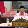 Hadiri Webinar UIN Malang, Wajah Wapres Ma'ruf Dicorat-Coret Tinta Merah