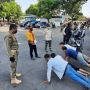 Langgar Aturan PSBB di Indramayu, Pelanggar Disanksi Lari Keliling Terminal