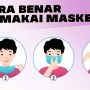 Infografis: Cara Benar Memakai Masker Saat Keluar Rumah