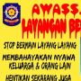 Dua Anggota Tumbang, Satpol PP Kota Mataram Larang Warga Main Layang-layang